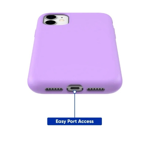 onn. Silicone Cellphone Case Apple iPhone 11 / iPhone XR Lavender NEW IN BOX - Picture 2 of 6